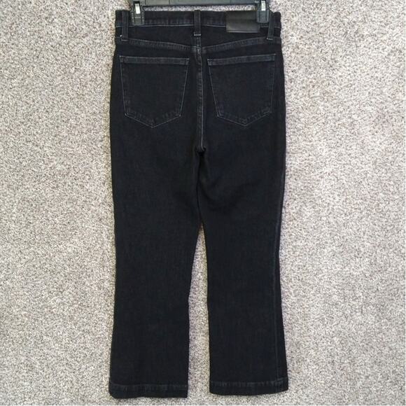 Lucky Brand Bridgette Y2K Zip High Rise Crop Mini Boot size 6/28R - Picture 3 of 15